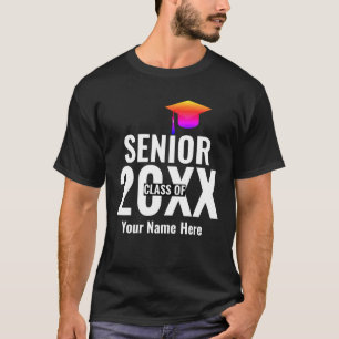 Camiseta Classe de Mais velho moderno do ano personalizado