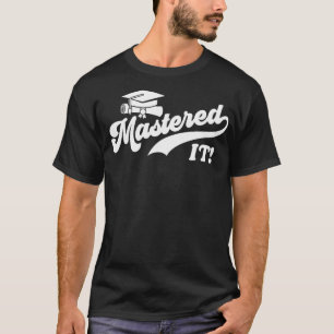 Camiseta Classe De Mestrados Da Escola De Ti De 2021 Master