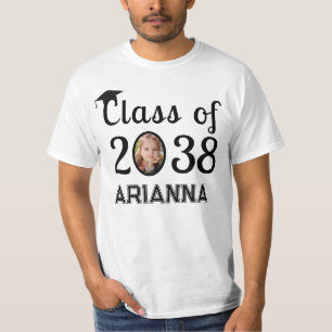 Camiseta Classe de nome personalizado e manutenção de fotos