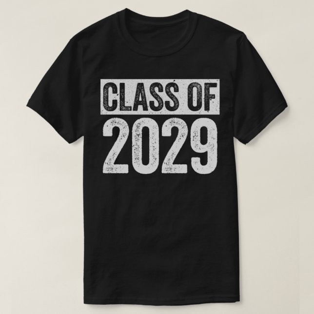 Camiseta Classe De Oferta De Graduação Do Mais velho 2029 2 (Frente do Design)