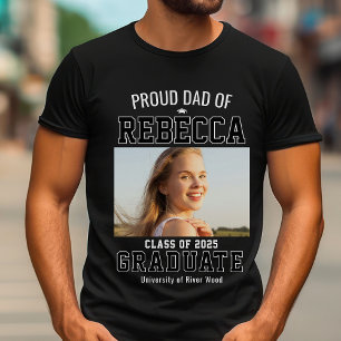 Camiseta Classe de Pai Orgulhoso de Personalização Pai do F