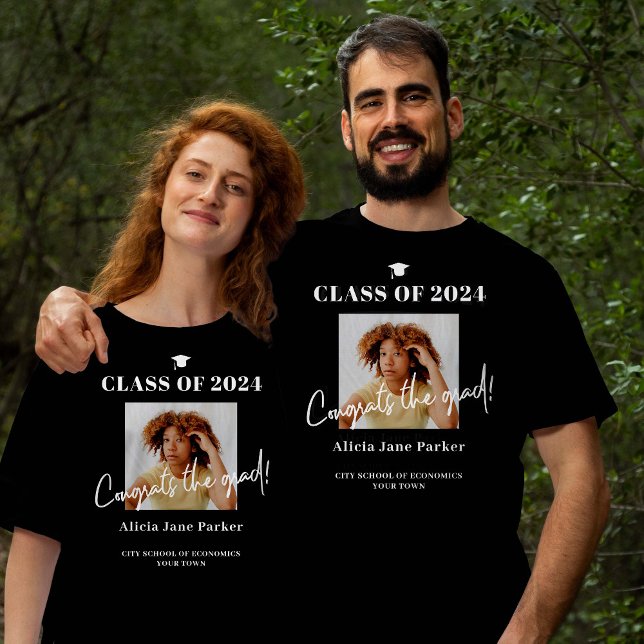 Camiseta Classe de partido de formando do formando de fotos (Man and woman t-shirt can be purchased separately!)