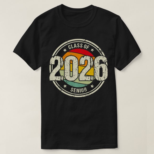 Camiseta Classe de Presente para Graduação de mais velho de (Frente do Design)
