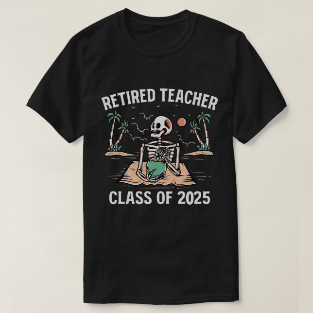 Camiseta Classe De Professores Reformados De 2025 (Frente do Design)