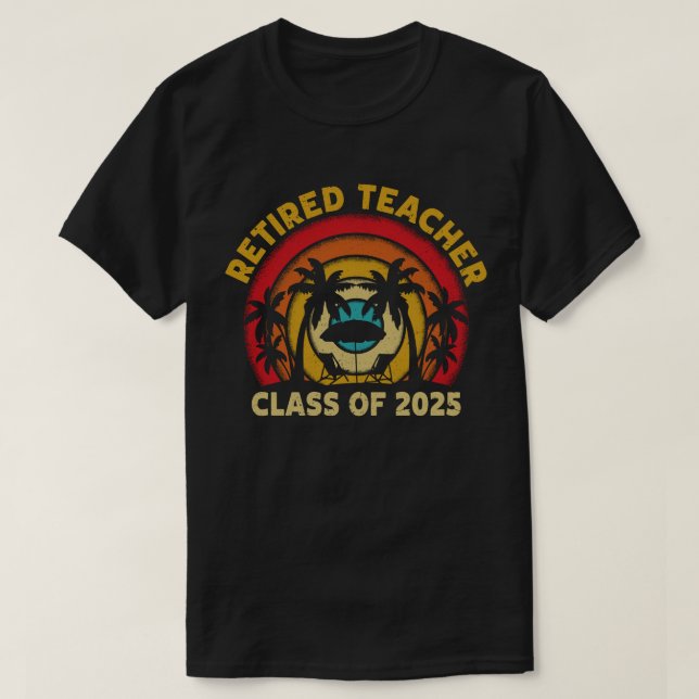Camiseta Classe De Professores Reformados De 2025 (Frente do Design)