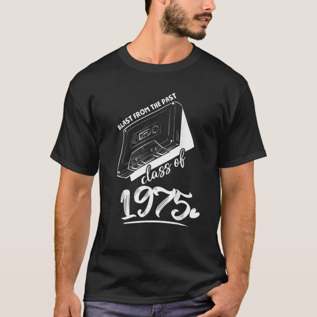 Camiseta Classe de Reunião de 1975 - Explosão de Graduação  (Frente)