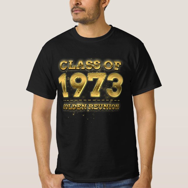 Camiseta Classe De Reunião De Ouros 1973 50ª Reunião De Cla (Frente)