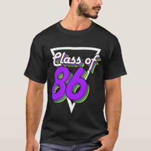 Camiseta Classe de Reunião do Segundo grau de 1986 86 33 a