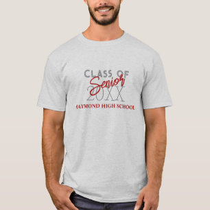 Camiseta Classe de segundo grau de 20XX Silvery & Cranberry