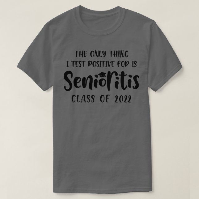 Camiseta Classe de Seniorite de 2022 (Frente do Design)