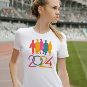 Camiseta Classe de Silhueta Colorida 2024