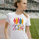 Camiseta Classe de Silhueta Colorida 2024 (Criador carregado)