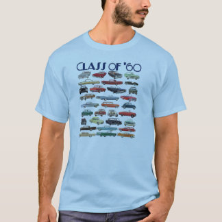 Camiseta Classe 'de t-shirt clássico de 60 carros