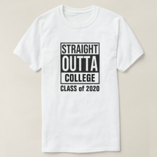 Camiseta Classe de T-Shirt do hetero fora da faculdade 2020