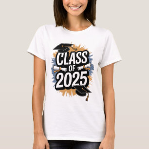 Camiseta Classe de T-Shirt para Formatação de 2025 - Ano Ma