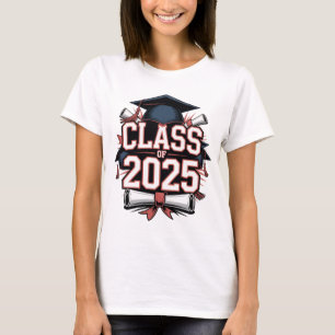 Camiseta Classe de T-Shirt para Formatação de 2025 - Ano Ma