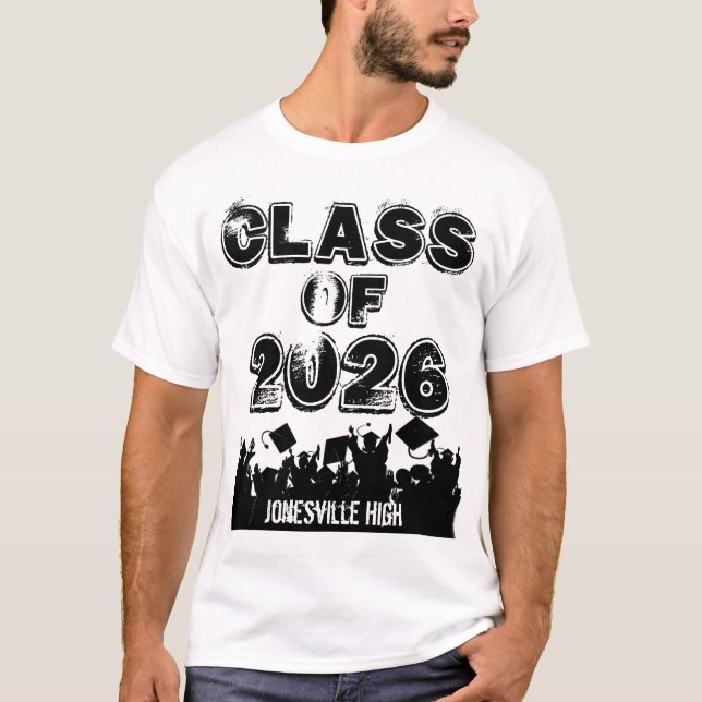 Camiseta Classe de T-shirt para graduação de 2010 (Frente)