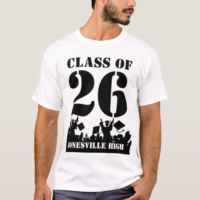 Camiseta Classe de T-shirt para graduação de 2010 (Frente)