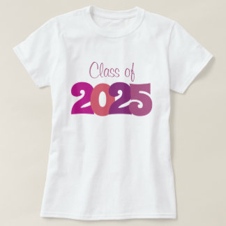 Camiseta Classe de T-Shirt para graduação de 2025