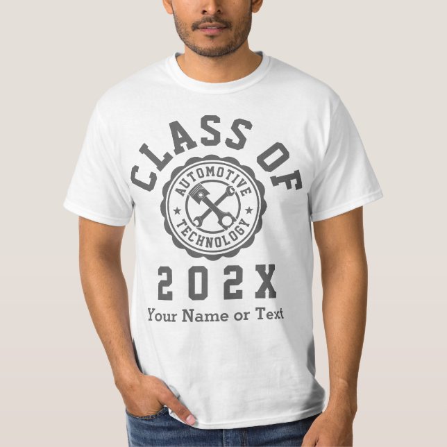 Camiseta Classe de tecnologia automotiva 202X (Frente)
