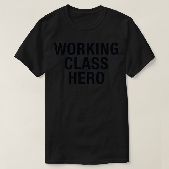 Camiseta Classe de Trabalho Herói 1 (Frente do Design)