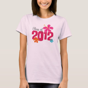 Camiseta Classe de uma graduação de 2012 hibiscus