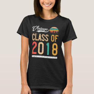 Camiseta Classe de Vintage do Segundo grau 2018 ou Gradu Un