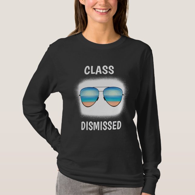 Camiseta Classe Despedida Óculos de sol Professor Vacinação (Frente)
