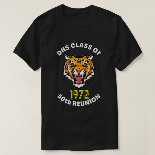 Camiseta Classe DHS da 50ª Reunião de 1972 (Frente do Design)