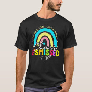 Camiseta Classe Dispensada Rainbow Happy No Último Dia Da E