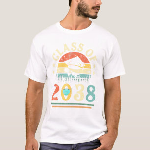 Camiseta Classe Do Ano De 2038 Para O Mais velho De Graduaç