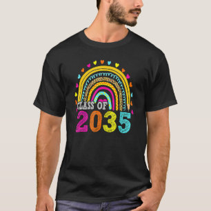 Camiseta Classe Do Arco-Íris 2035 Cresceu Comigo Primeiro D