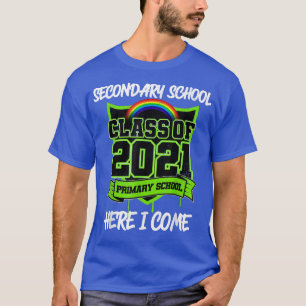 Camiseta Classe do Ensino Médio de 2021 Aqui