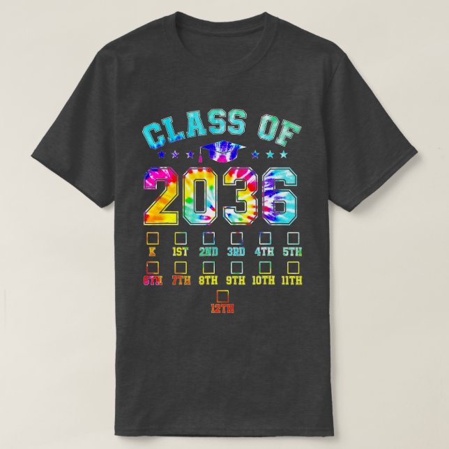 Camiseta Classe Do Jardim De Infância 2036 Pré K Cresce Com (Frente do Design)