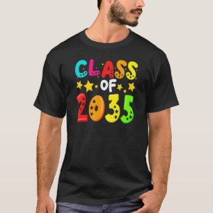 Camiseta Classe Do Jardim De Infância De 2035 Cresce Comigo