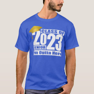 Camiseta Classe do Mais velho 2023 Eu estou fora daqui Grad