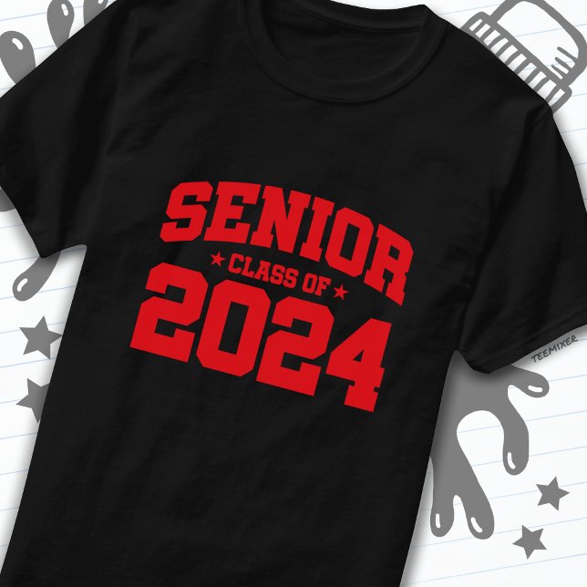 Camiseta Classe do Mais velho de Graduação 2024 para Segund (Criador carregado)