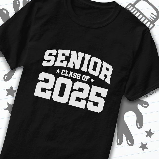 Camiseta Classe do Mais velho de Graduação 2025 para Segund (Criador carregado)