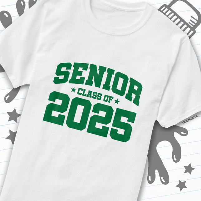 Camiseta Classe do Mais velho de Graduação 2025 para Segund (Criador carregado)