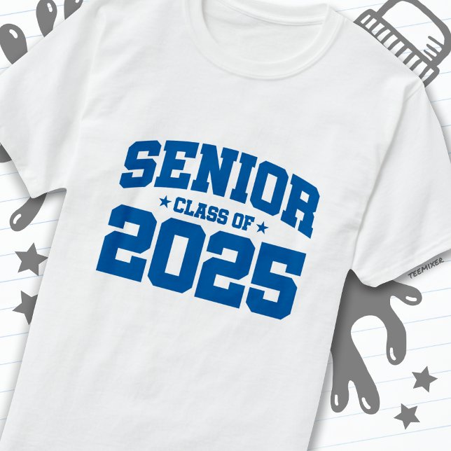 Camiseta Classe do Mais velho de Graduação 2025 para Segund (Criador carregado)