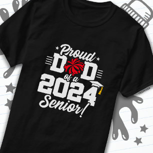 Camiseta Classe do Mais velho de Graduação do Pai de Cheer 