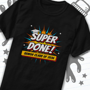 Camiseta Classe do Mais velho Super Comic 2036 para Formand