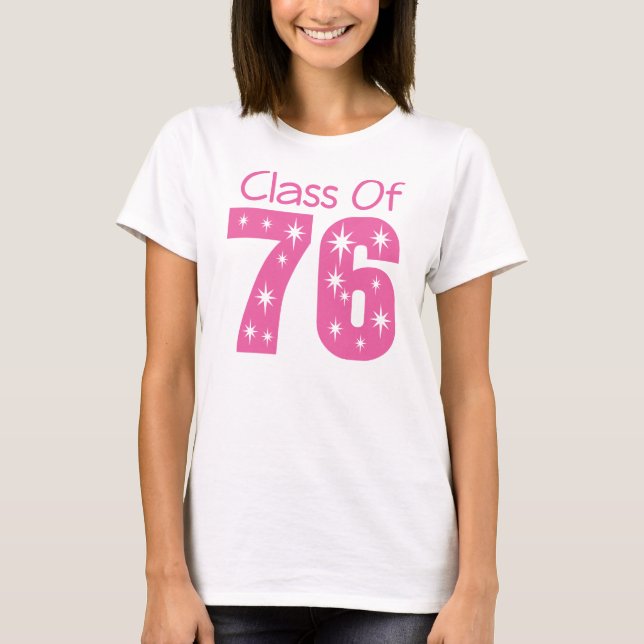 Camiseta Classe do presente 1976 (Frente)