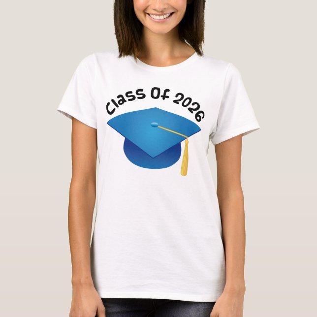 Camiseta Classe do presente 2026 graduado (Frente)