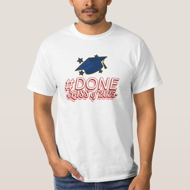 Camiseta Classe DONE de Graduação 2025 (Frente)