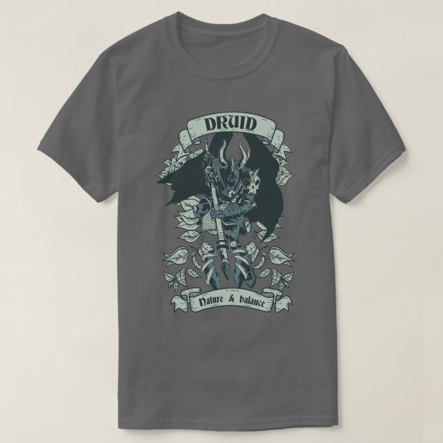 Camiseta Classe Druid (Frente do Design)