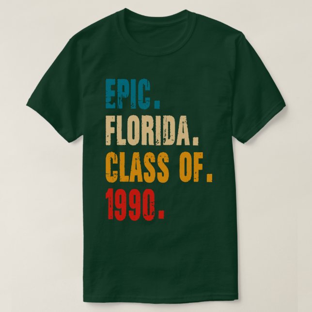 CAMISETA CLASSE EPIC FLORIDA DE 1990 (Frente do Design)