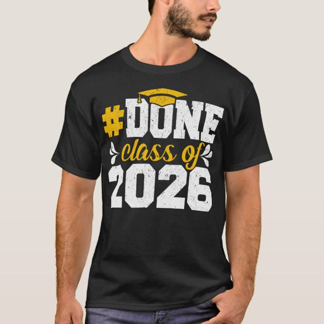Camiseta Classe FEITA De Mais velho 2026, 2026 Graduação 20 (Frente)