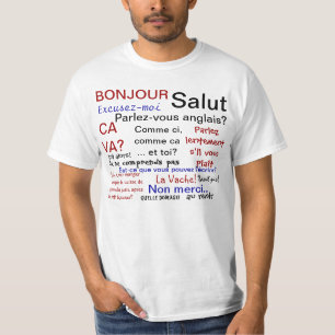 Camiseta Classe francesa - parlez francais?