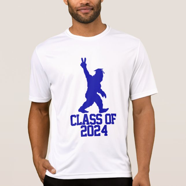 Camiseta Classe Funny Bigfoot de 2024 - Graduação 2024 (Frente)